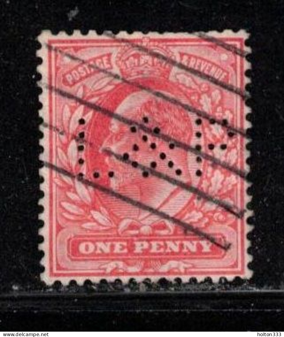 GREAT BRITAIN Scott # 128 Used - KEVII With L&P Perfin - Usati