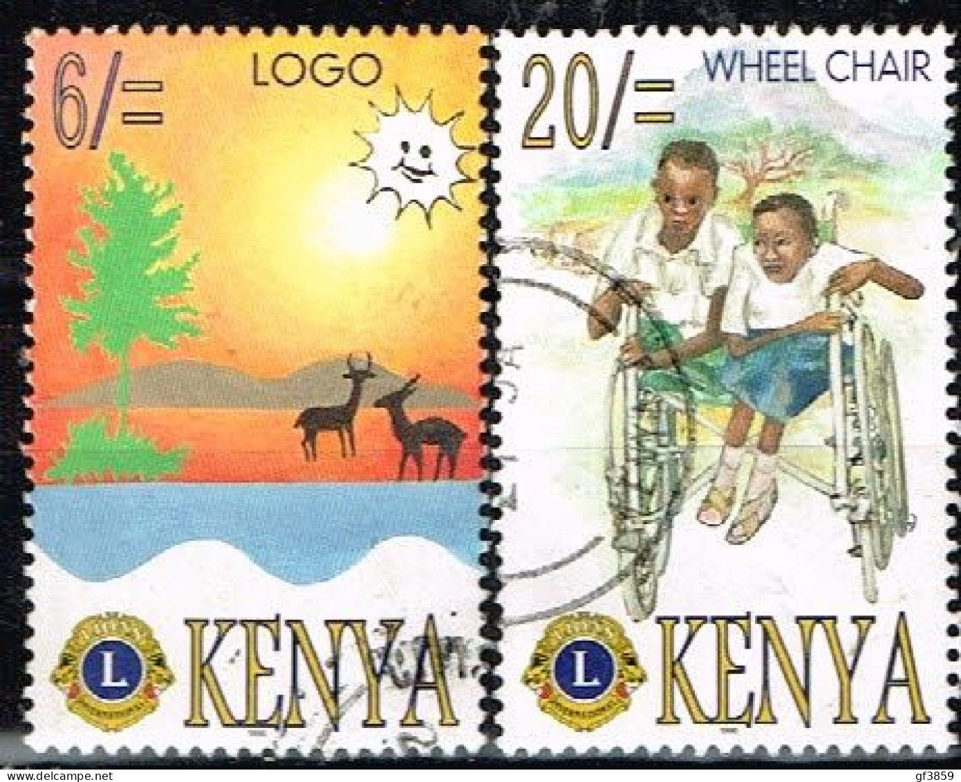 KENYA / Oblitérés/Used / 1996 - Lions Club - Kenya (1963-...)