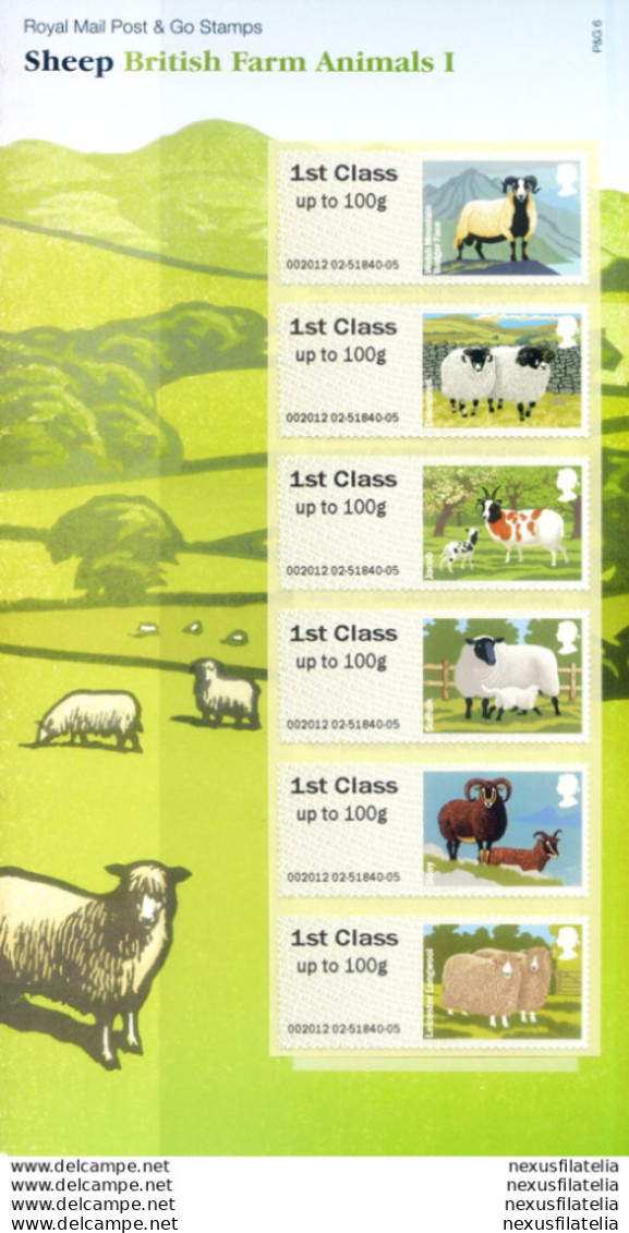 Post & Go 2012. Fauna. Ovini. - Post & Go Stamps