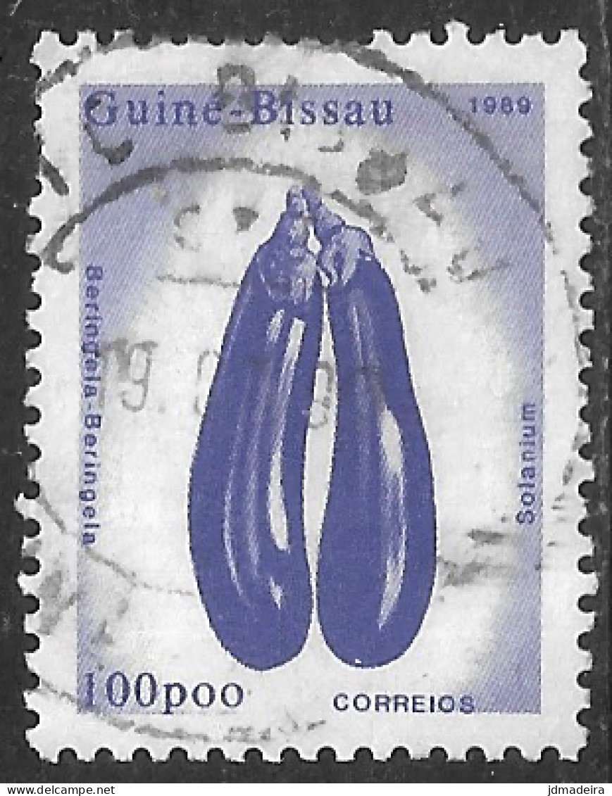 GUINE BISSAU – 1989 Vegetables 100P00 Used Stamp - Guinea-Bissau