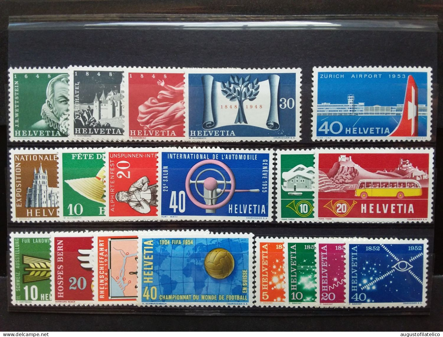 SVIZZERA - Serie Complete Anni '40/'50 - Nuovi ** + Spese Postali - Unused Stamps