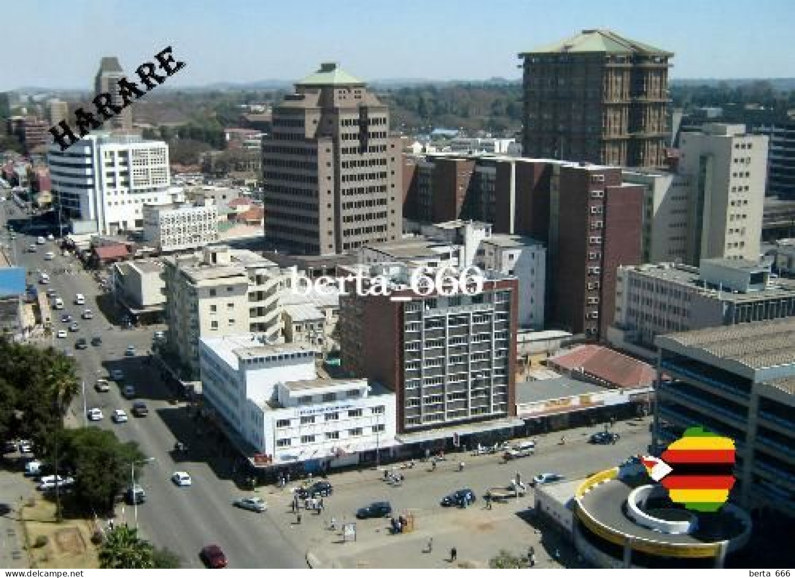 Zimbabwe Harare Overview New Postcard - Simbabwe