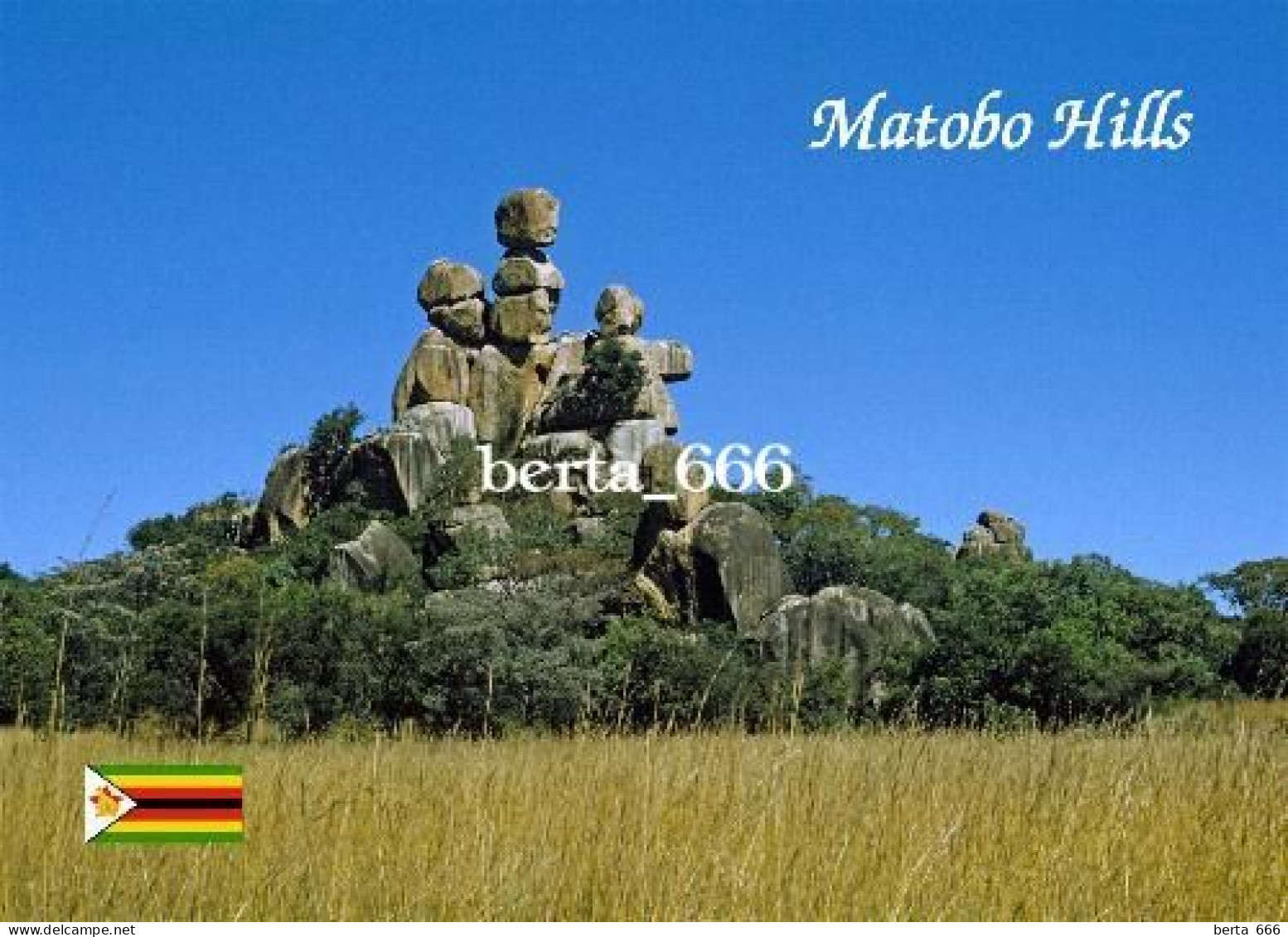 Zimbabwe Matobo Hills UNESCO New Postcard - Simbabwe