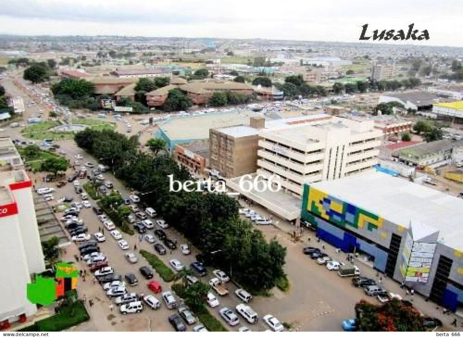 Zambia Lusaka Aerial View New Postcard - Sambia