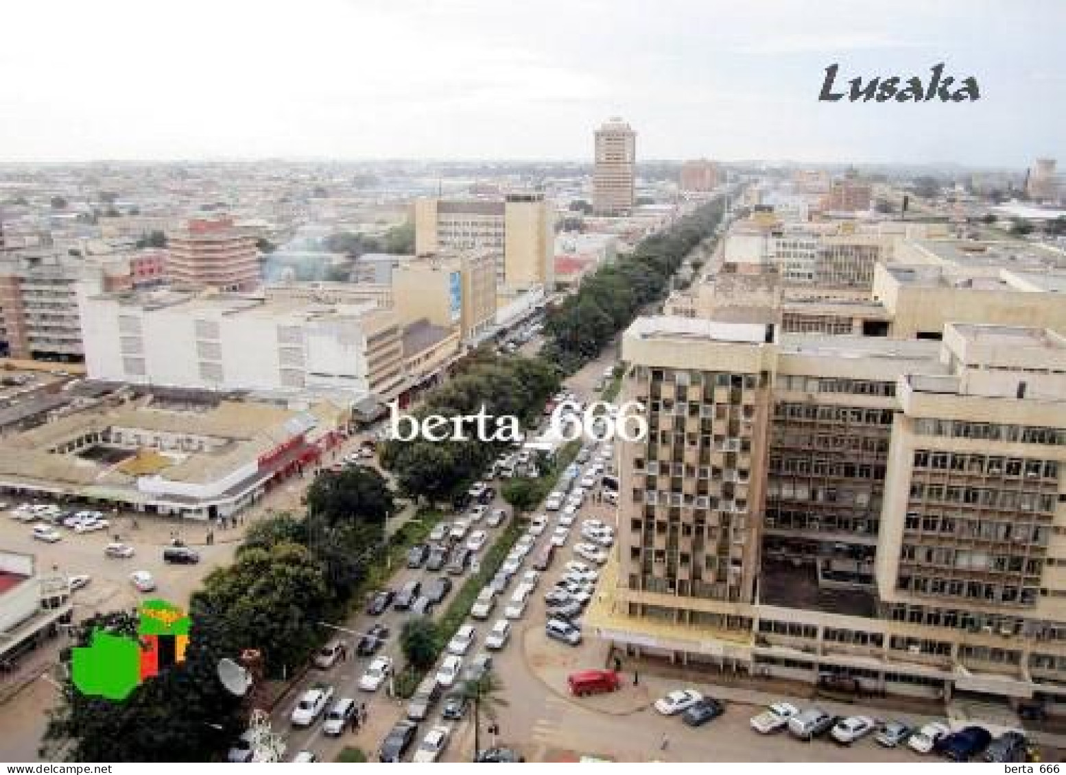 Zambia Lusaka Aerial View New Postcard - Sambia