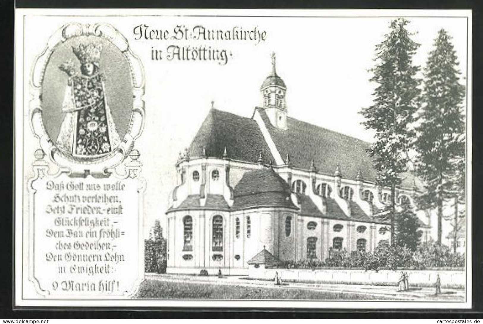 AK Altöttingen, Neue St. Annakirche  - Altötting