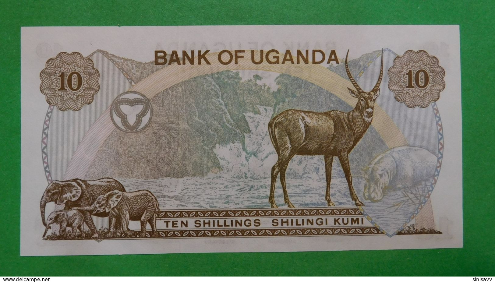 Uganda 10 shillings 1973