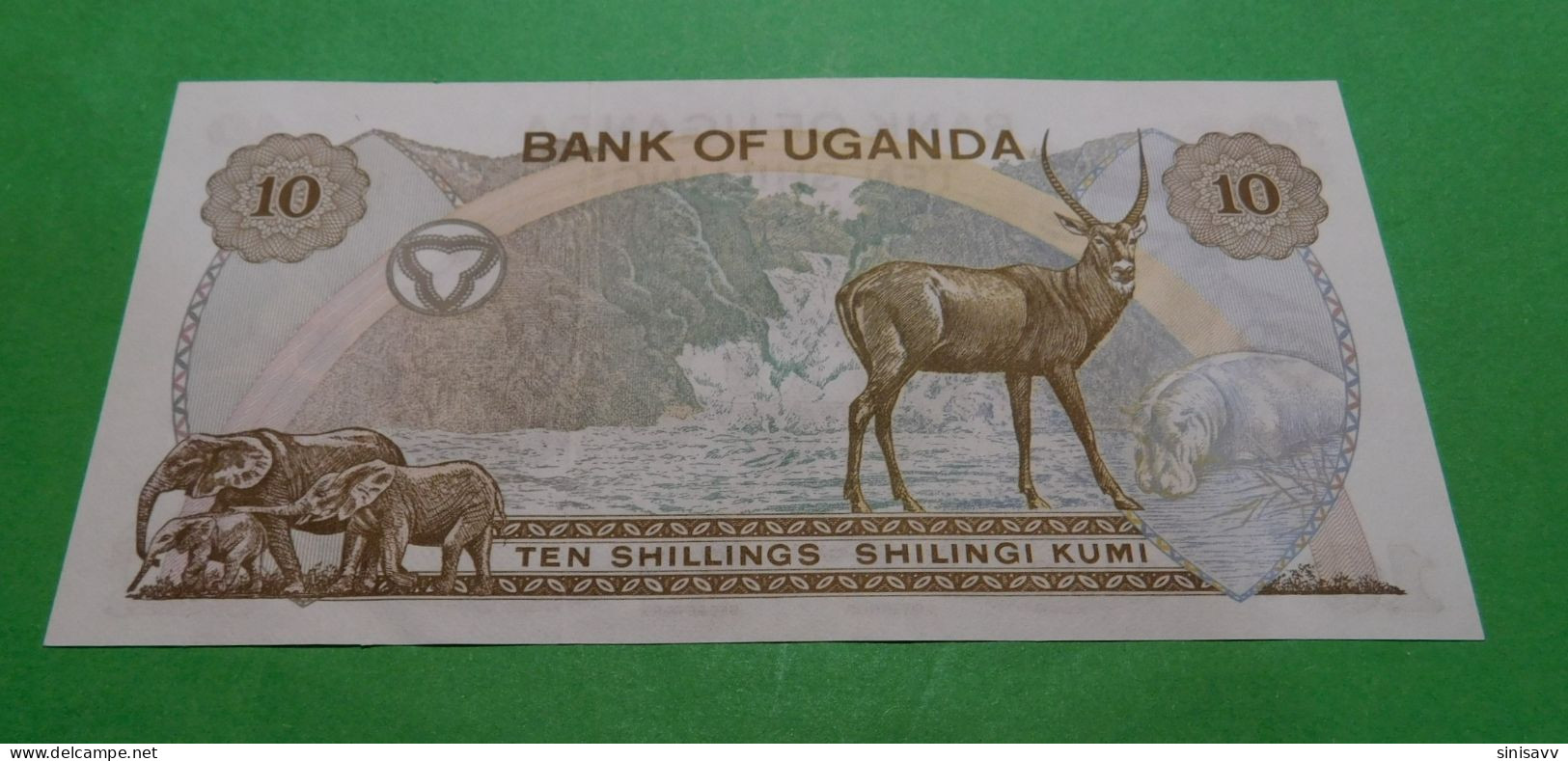 Uganda 10 shillings 1973