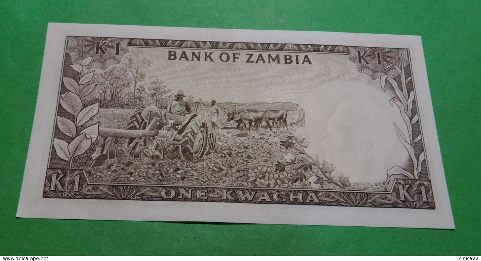 ZAMBIA - 1 Kwacha 1969
