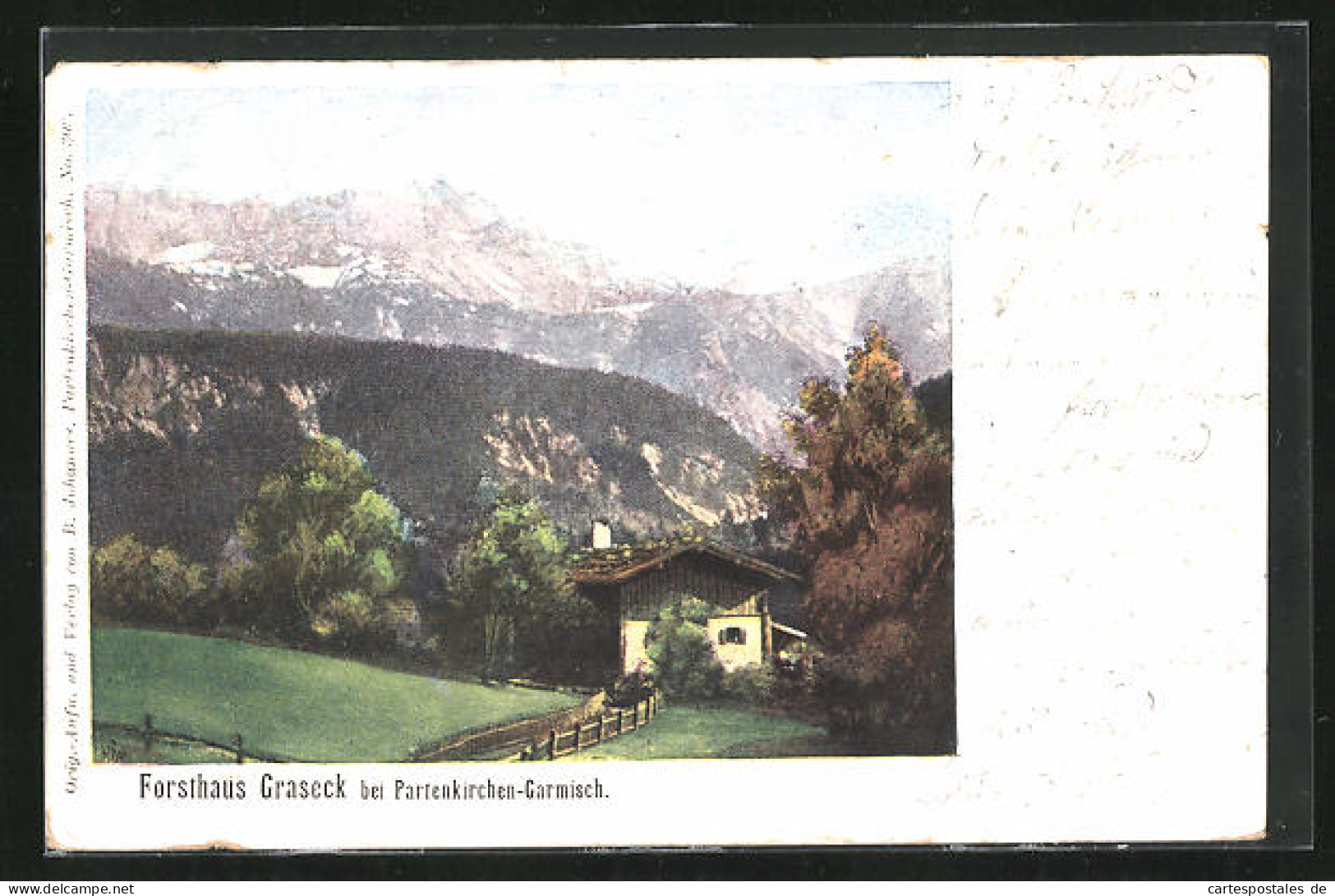 AK Garmisch-Partenkirchen, Forsthaus Graseck  - Hunting