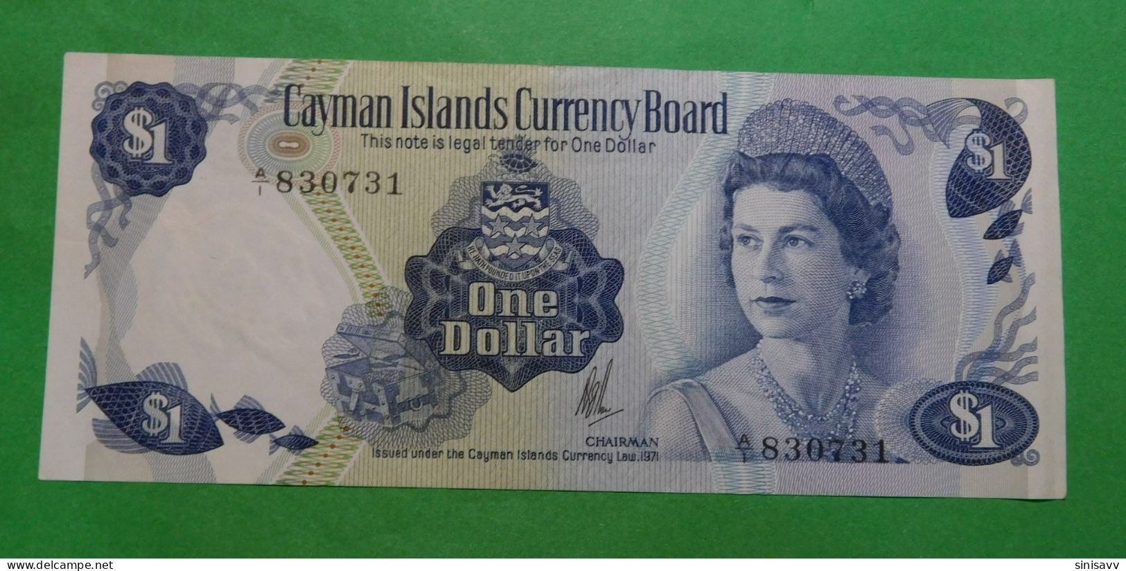 Cayman Islands - 1 Dollar 1971 A/1 - Kaaimaneilanden