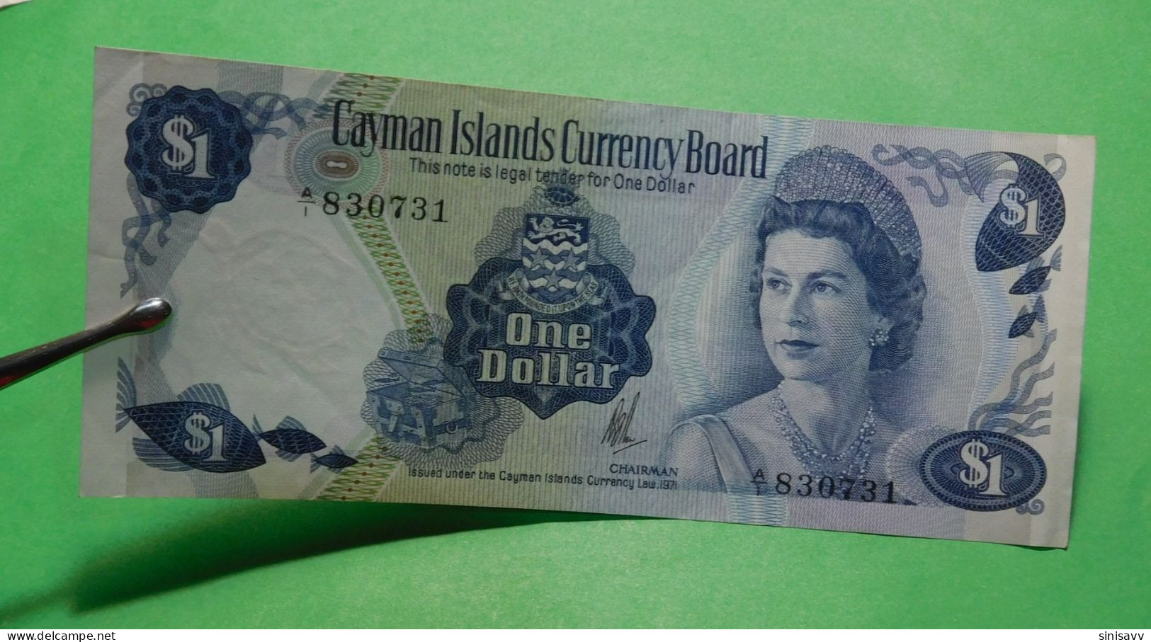 Cayman Islands - 1 Dollar 1971 A/1 - Islas Caimán