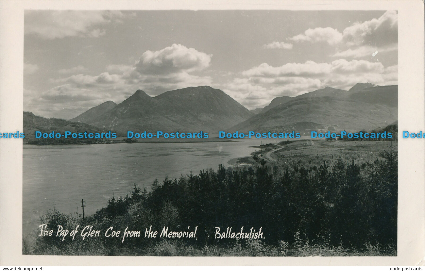 R024874 The Pap Of Glen Coe From The Memorial. Ballachulish. RP - World