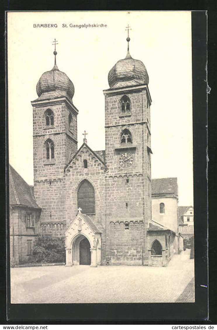 AK Bamberg, St. Gangolphskirche  - Bamberg