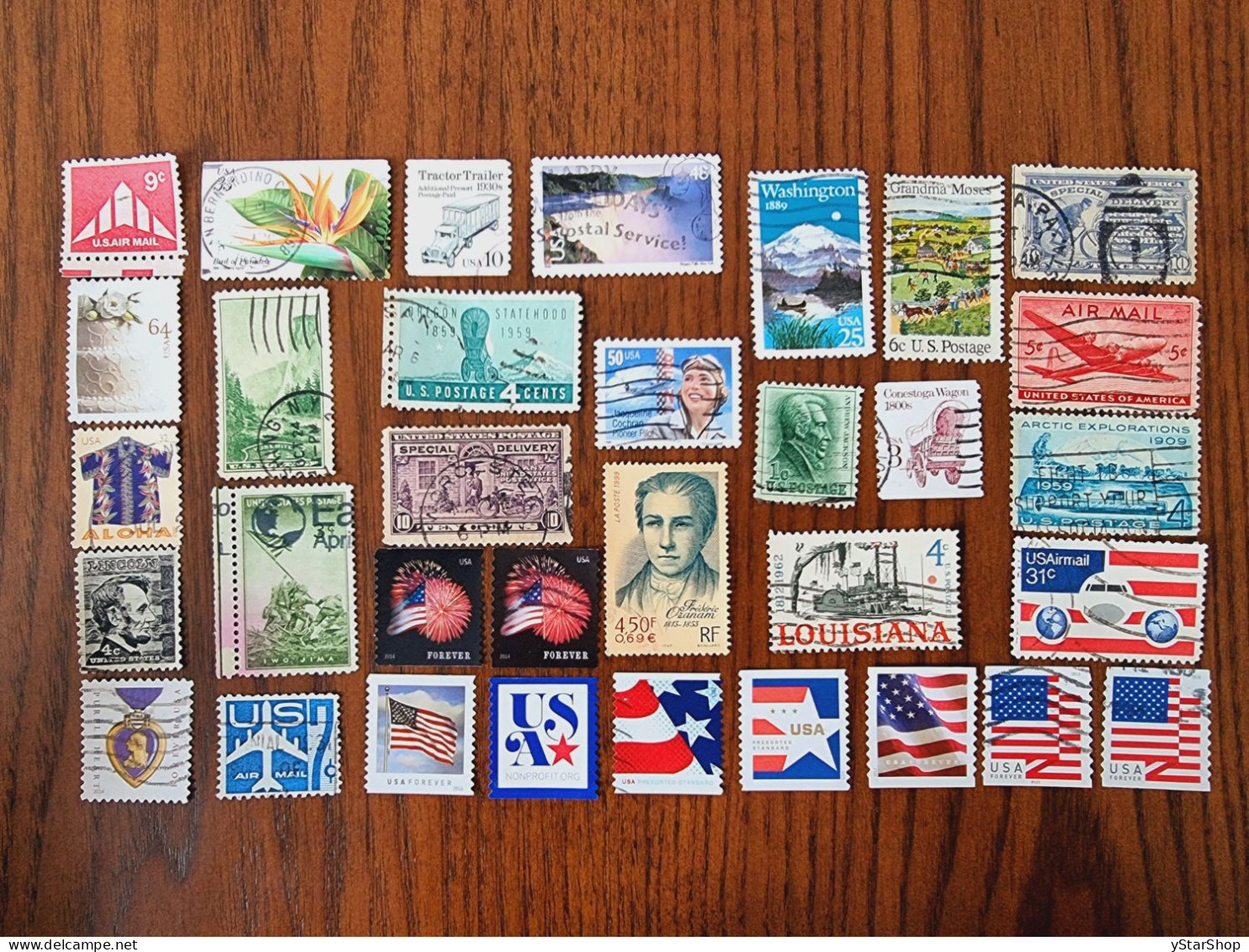 USA Stamp Lot - Used - Various Themes - Sammlungen