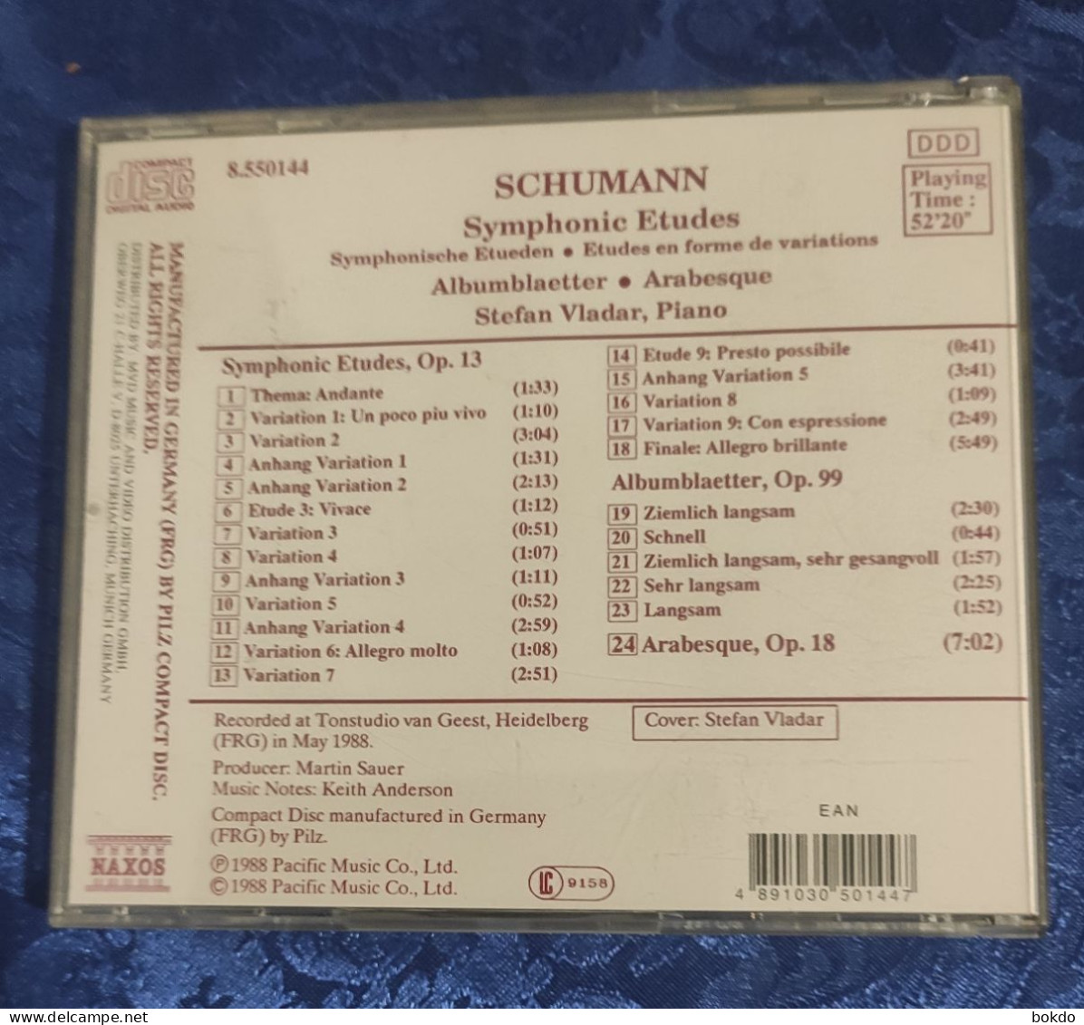 Schumann - Symphonie Etudes - Classique