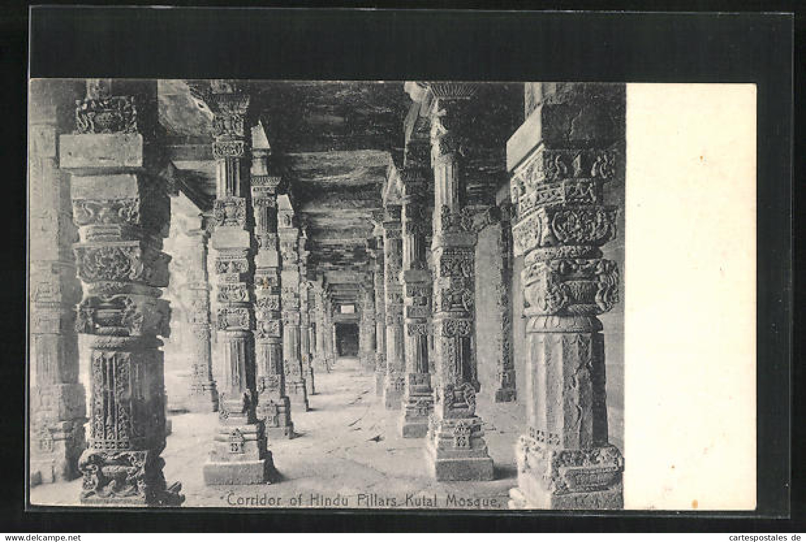 AK Ceylon, Corridor Of Hindu Pillars Kutal Mosque  - Sri Lanka (Ceylon)