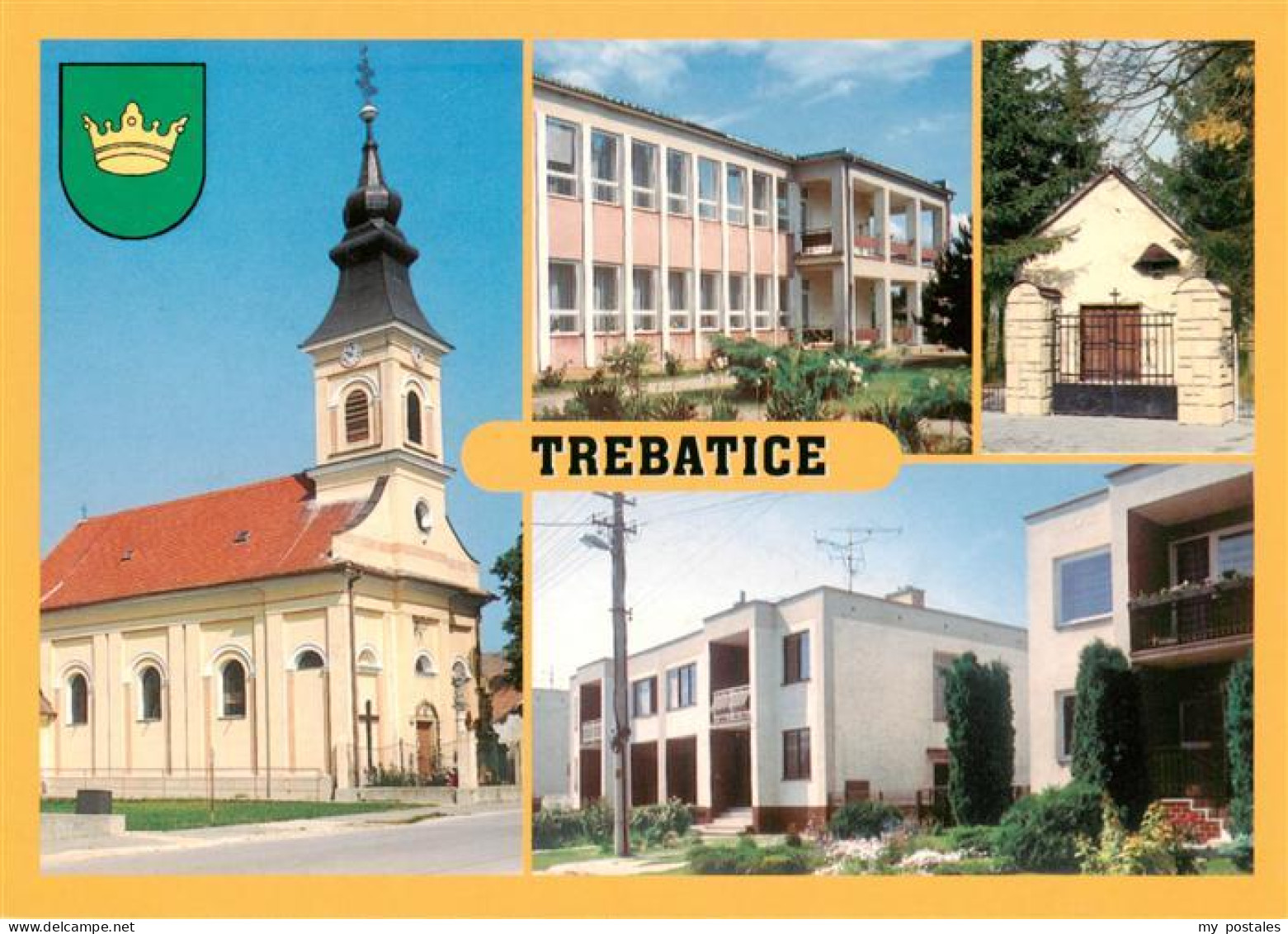 73943506 Trebatice_Trebatitz_Slovakia Prva Pisomna Zmienka O Obci Rim Kat Kostol - Slovakia