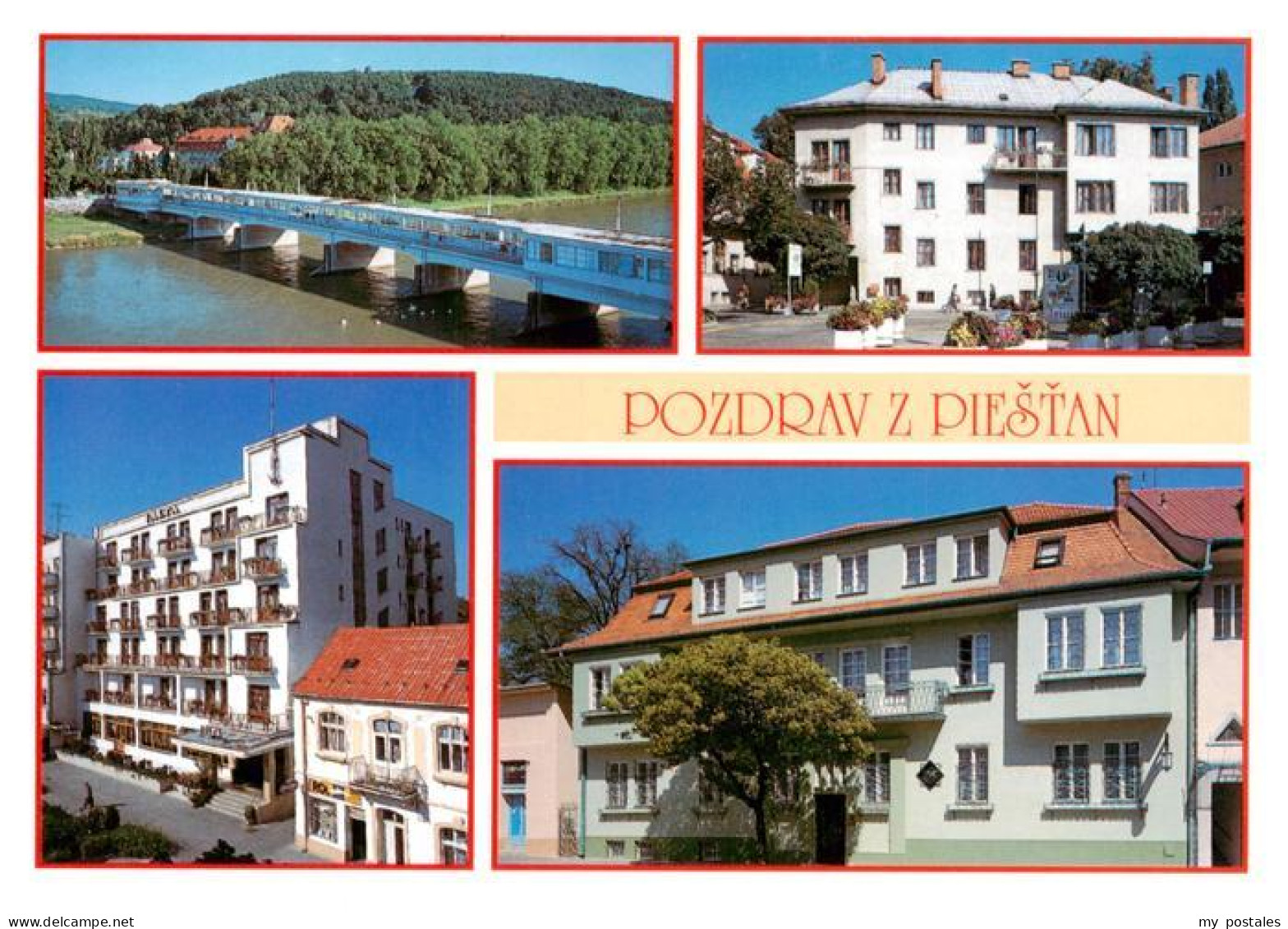 73943492 Piestany_Pistian_Poestyen_SK Kolonadovy Most Liecebne Domy Krivan Jalta - Slovakia
