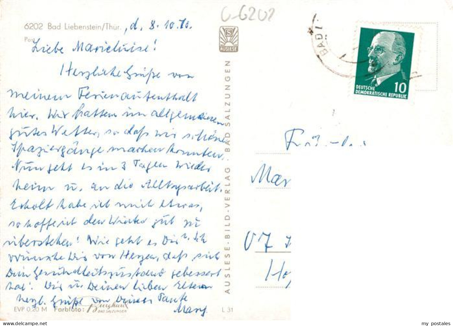 73943474 Bad_Liebenstein Postamt - Bad Liebenstein