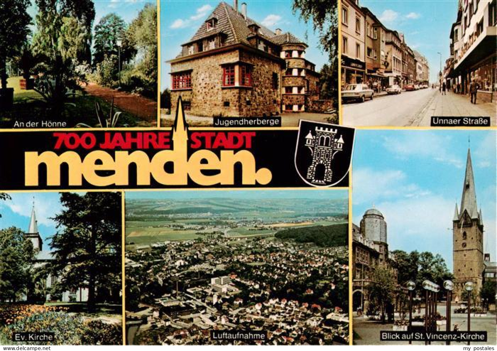 73943346 Menden__Sauerland An Der Hoenne Jugendherberge Unnaer Strasse Ev Kirche - Menden