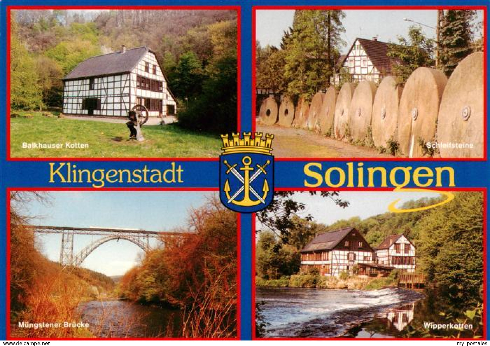 73943344 Solingen Balkhauser Kotten Schleifsteine Muengstener Bruecke Wipperkott - Solingen