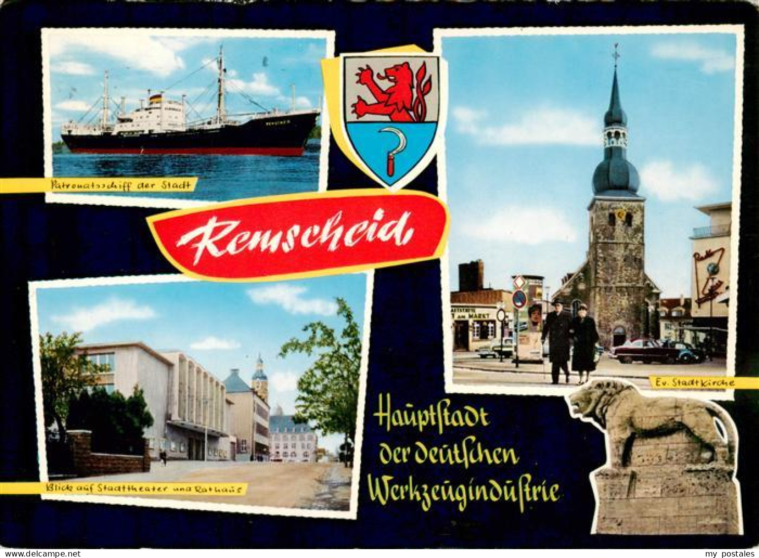 73943319 Remscheid Patronatsschiff Stadttheater Und Rathaus Ev Stadtkirche - Remscheid