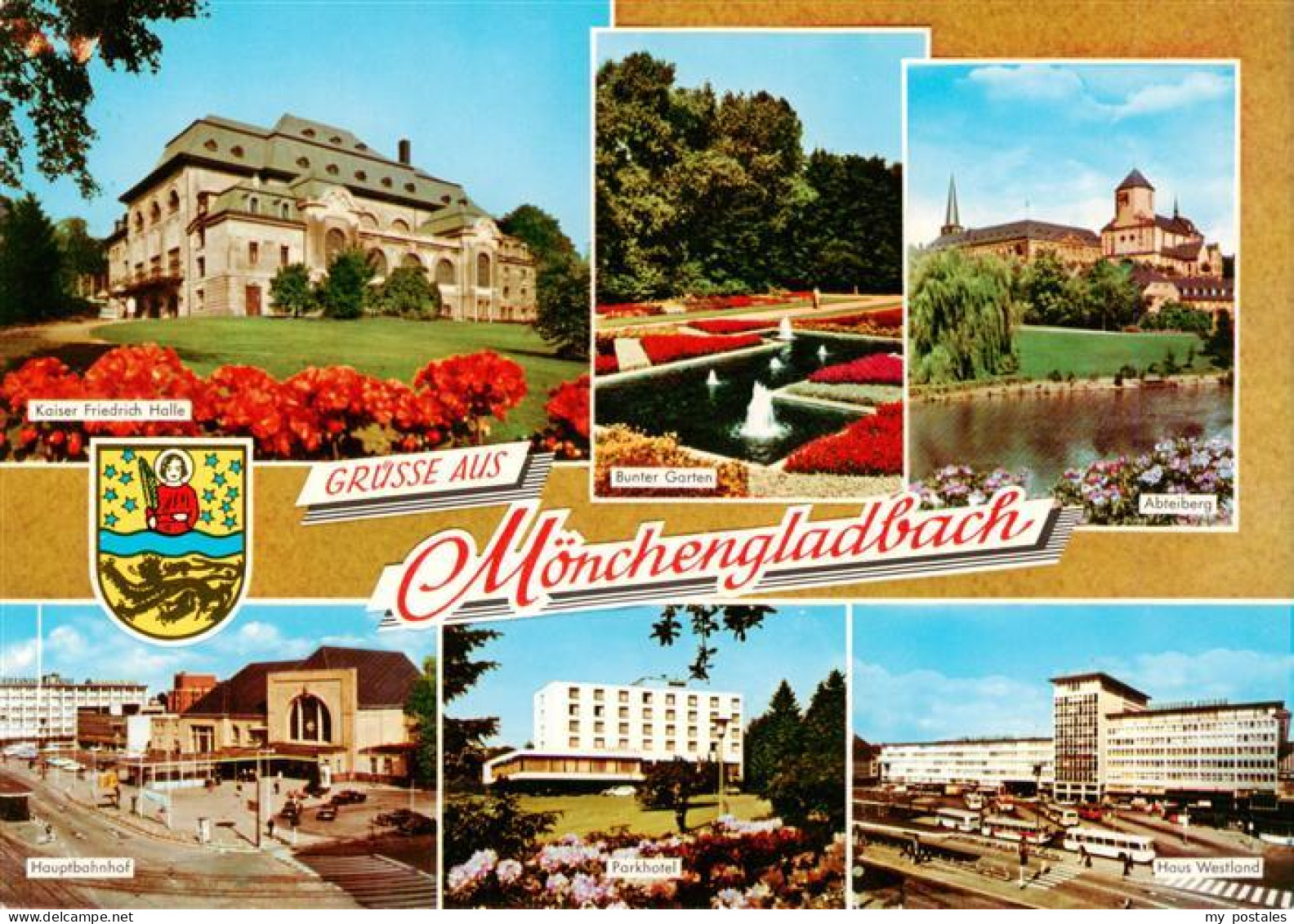 73943246 Moenchengladbach Kaiser-Friedrich-Halle Bunter Garten Abteiberg Bahnhof - Mönchengladbach