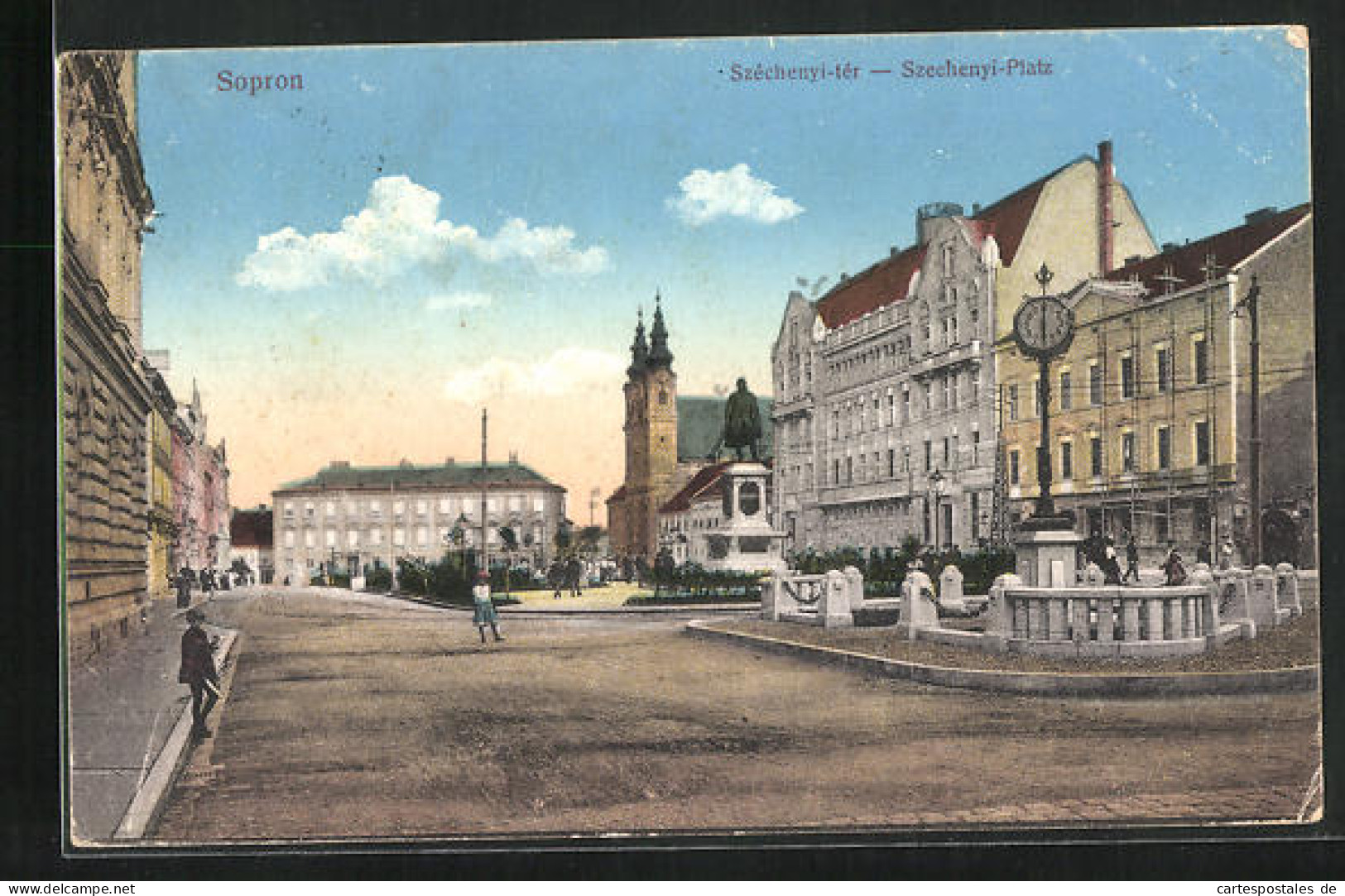 AK Sopron-Ödenburg, Szechenyi-ter  - Hongrie