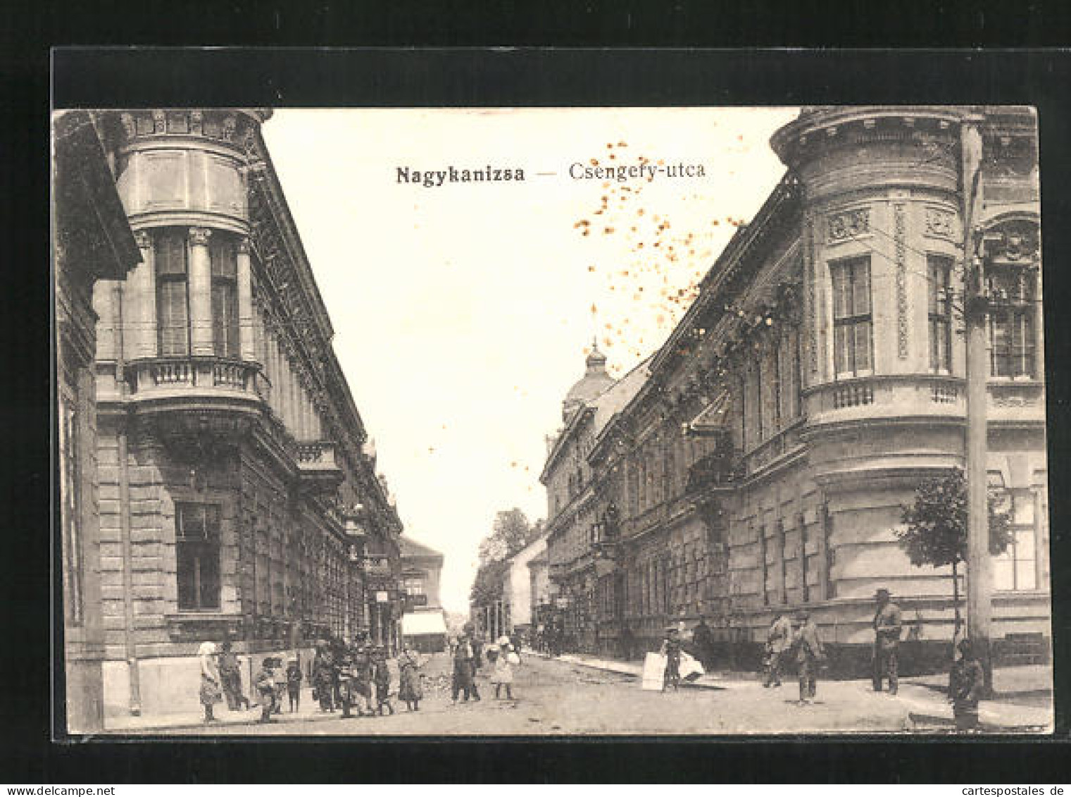 AK Nagykanizsa, Csengery-utca  - Ungarn