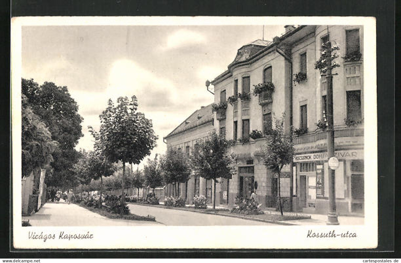 AK Kaposvar, Kossuth-utca  - Hongrie