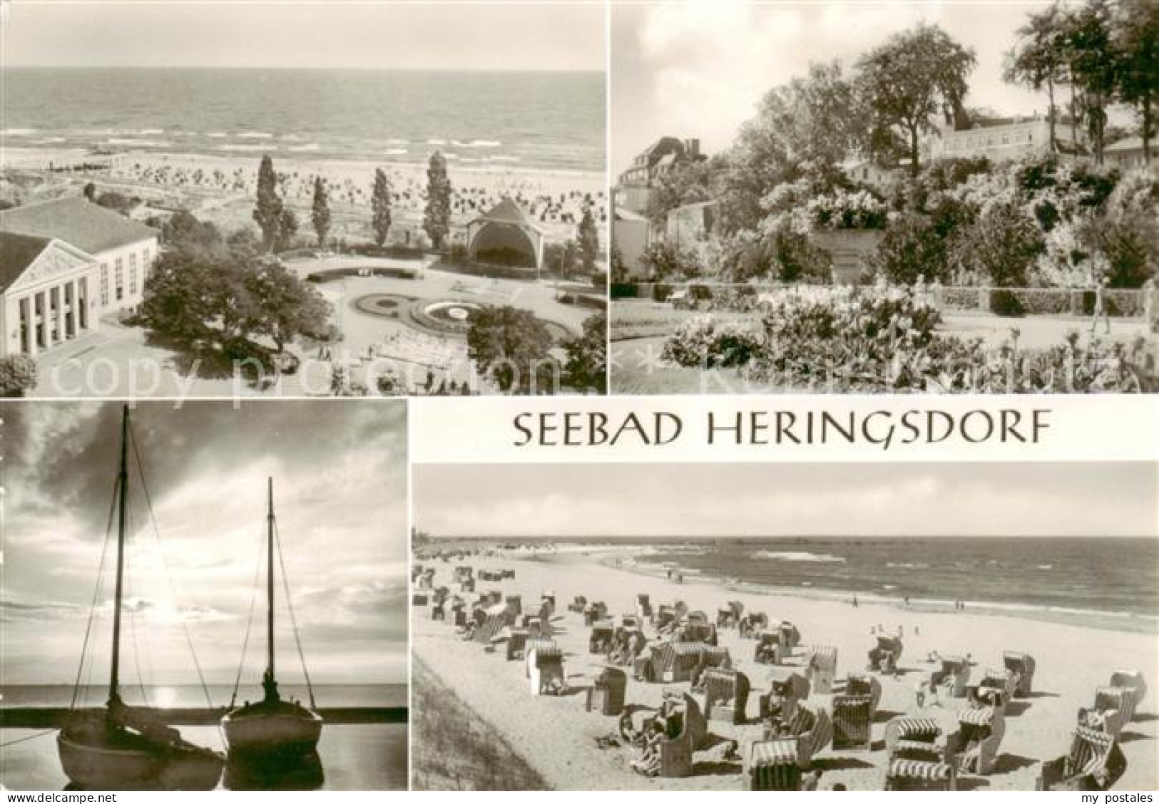 73863635 Heringsdorf  Ostseebad Usedom Blick Auf Den Kurpark Mit Badestrand  - Autres & Non Classés