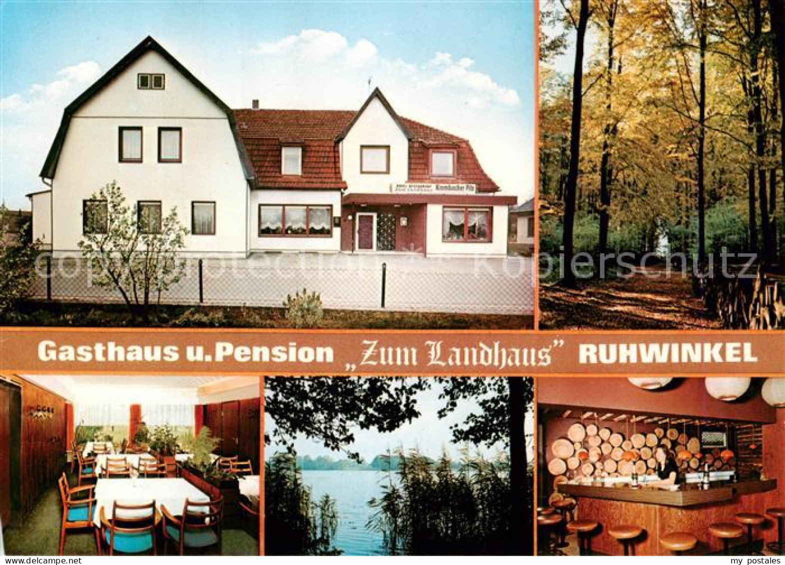 73863519 Ruhwinkel Gasthaus Pension Zum Landhaus Gaststube Ber Panorama Ruhwinke - Andere & Zonder Classificatie