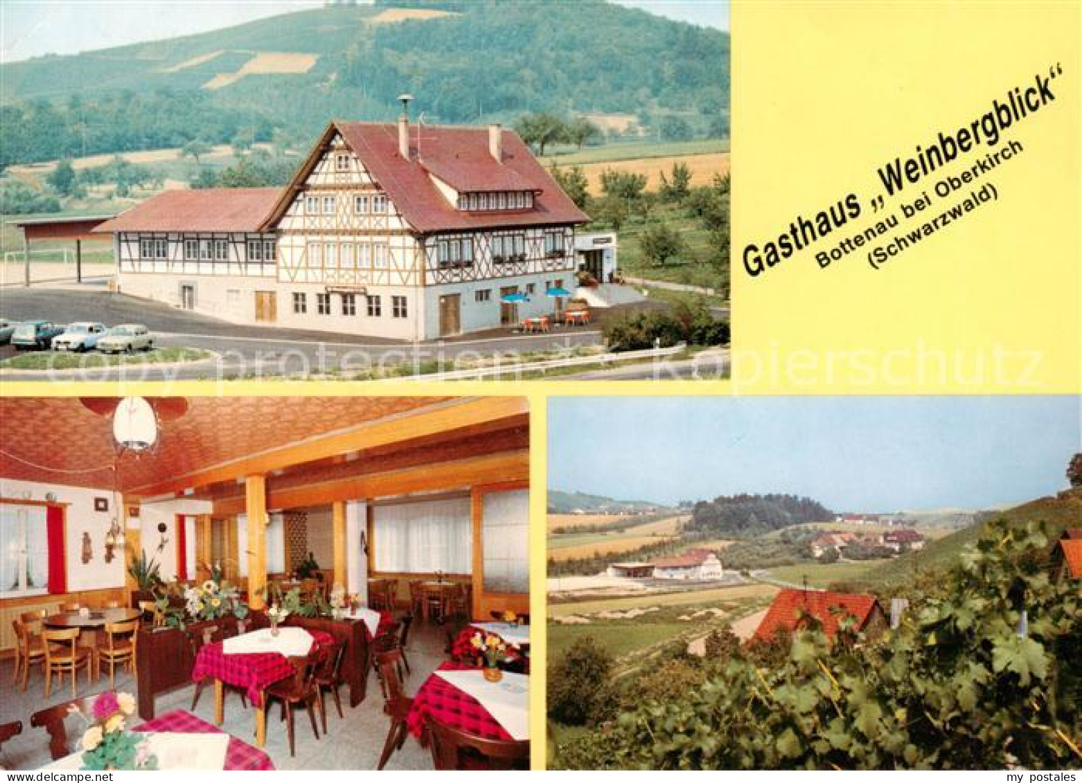 73863480 Bottenau Gasthaus Weinbergblick Gaststube Panorama Bottenau - Oberkirch