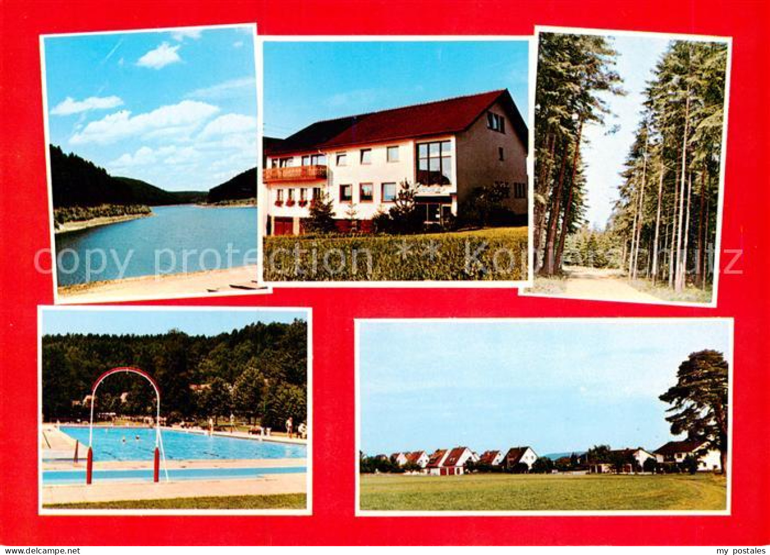 73863473 Altensteig Schwarzwald Gasthof Pension Linde Panorama Waldweg Schwimmba - Altensteig