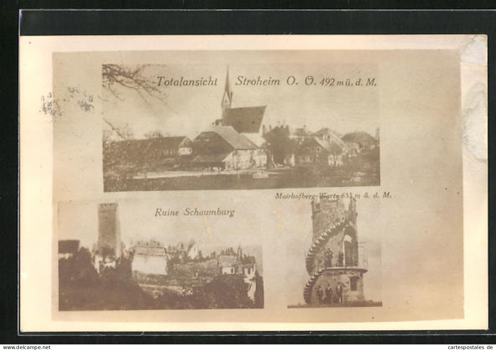 AK Stroheim, Ruine Schaumburg, Mairhofberg-Warte  - Other & Unclassified