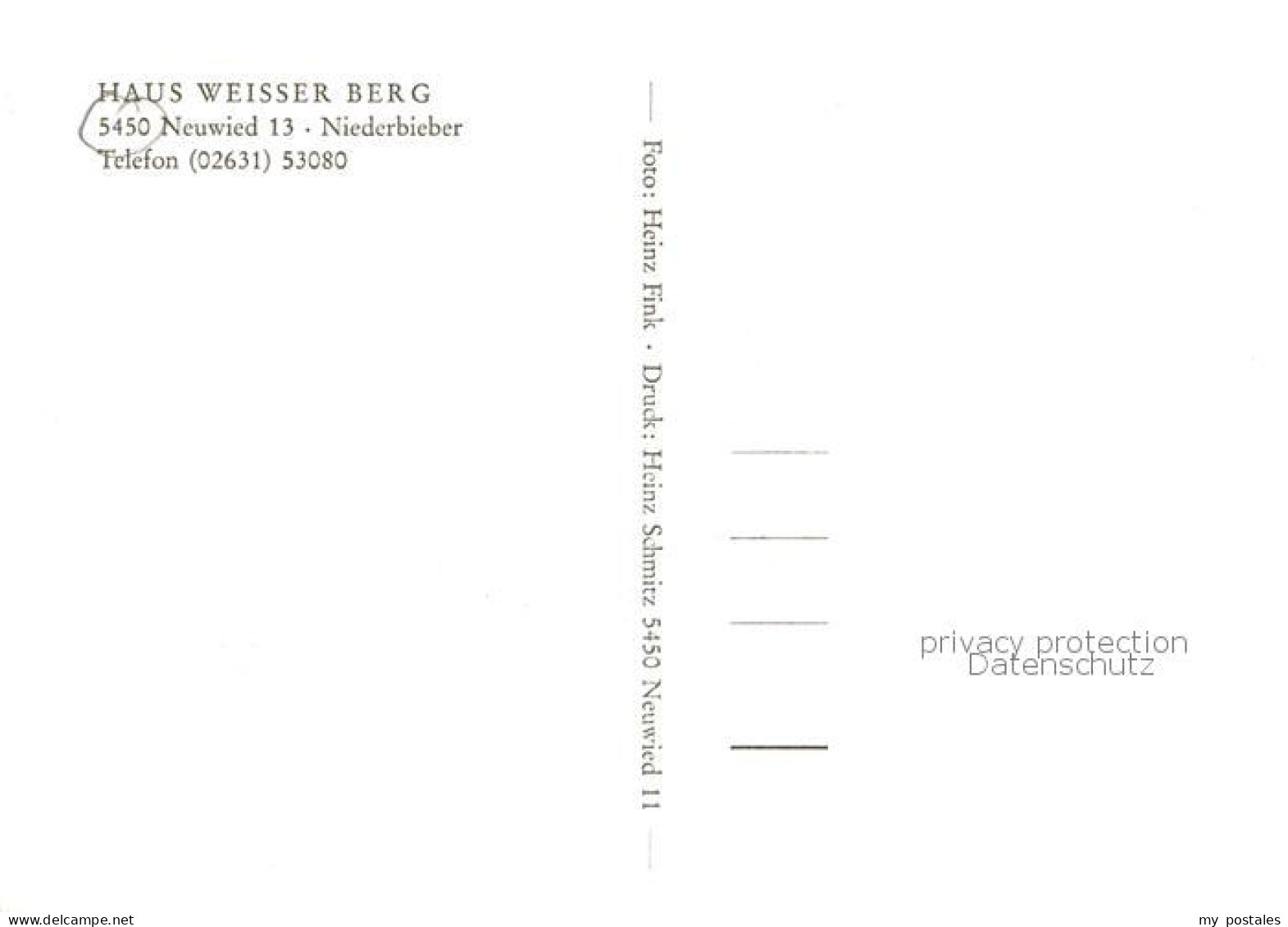 73829874 Neuwied Rhein Haus Weisser Berg Teilansichten Neuwied Rhein - Neuwied
