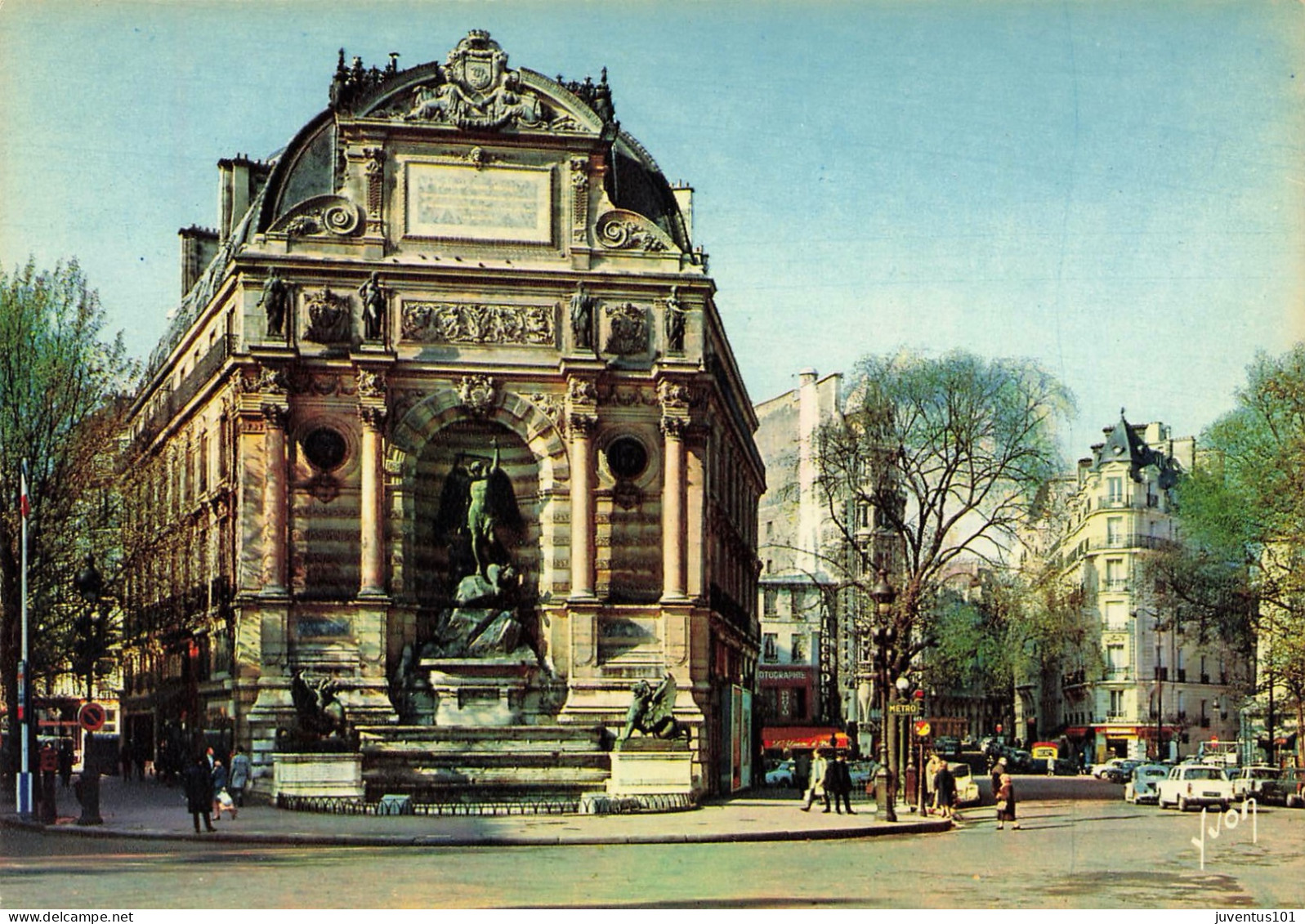 CPSM Paris-Fontaine Saint Michel      L2900 - Sonstige Sehenswürdigkeiten