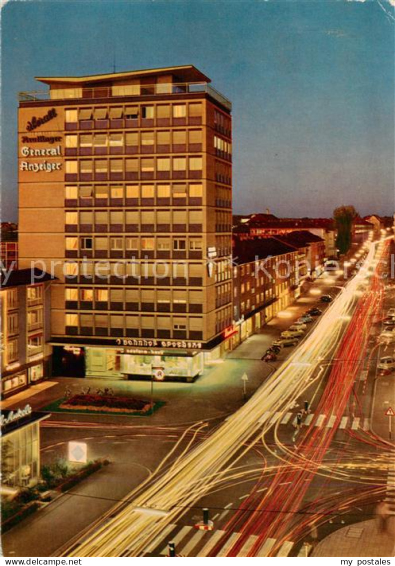 73829768 Reutlingen BW Karlstrasse Mit Hochhaus General Anzeiger  - Reutlingen