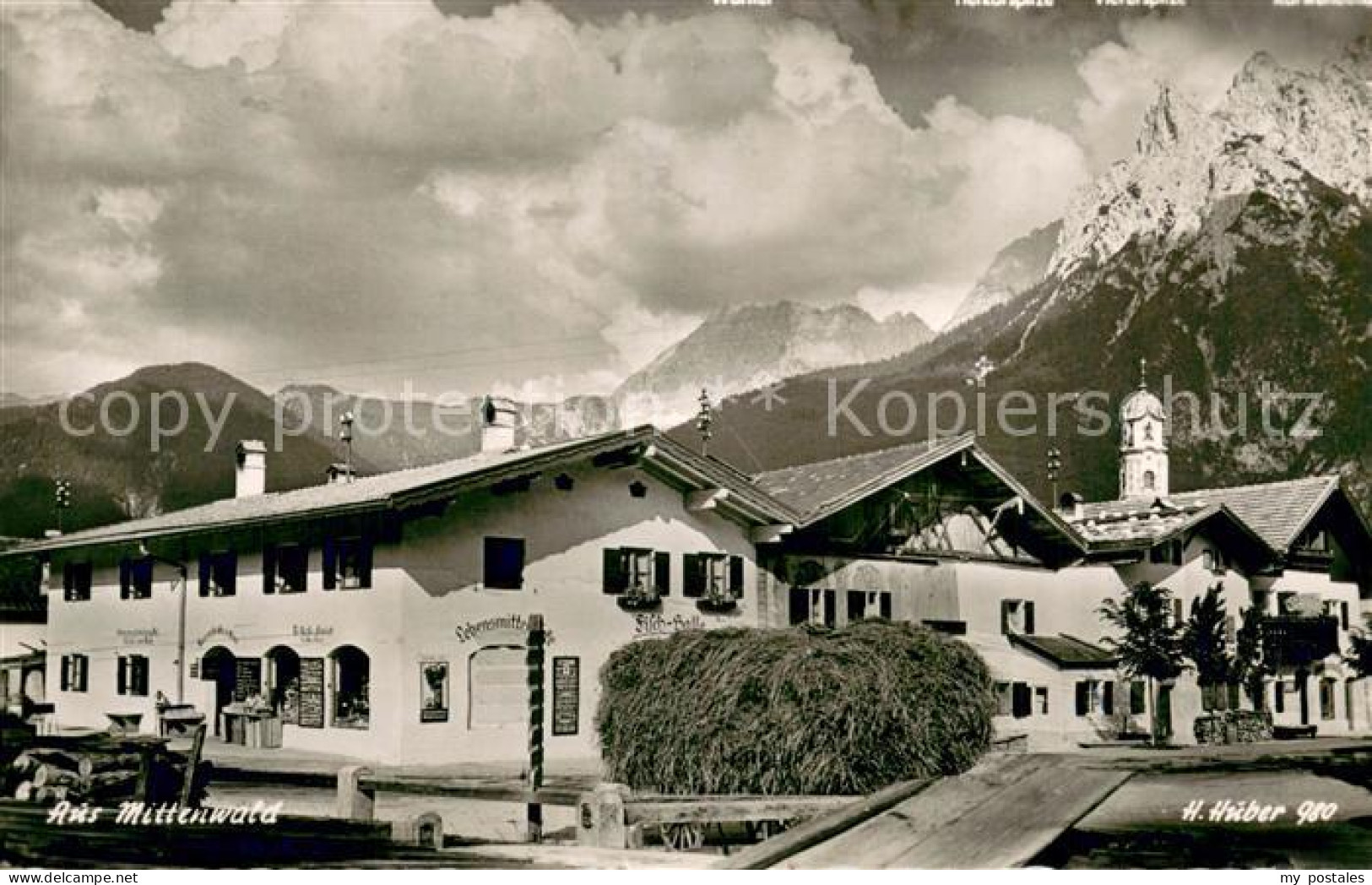 73755611 Mittenwald Bayern Ortsmotiv Mit Blick Zur Kirche Alpen Karwendelgebirge - Mittenwald