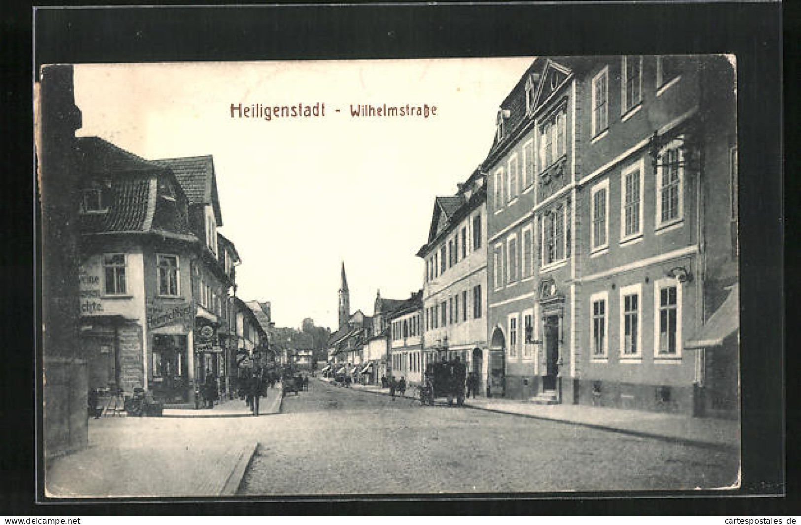 AK Heiligenstadt, Wilhelmstrasse Mit Tapetengeschäft  - Heiligenstadt