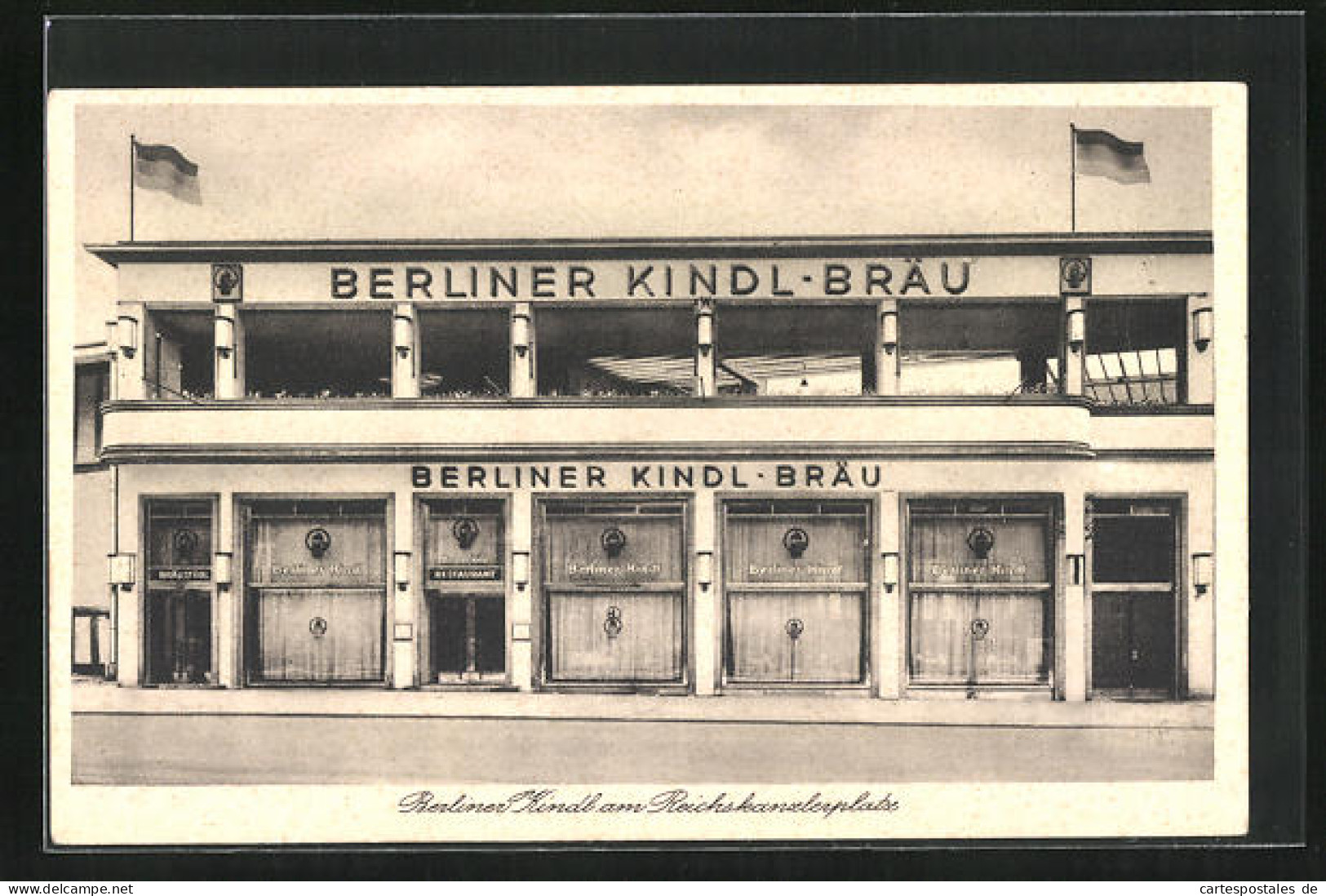 AK Berlin-Charlottenburg, Gasthaus Berliner Kindl-Bräu Am Reichskanzlerplatz, Kaiserdamm 75-76  - Charlottenburg