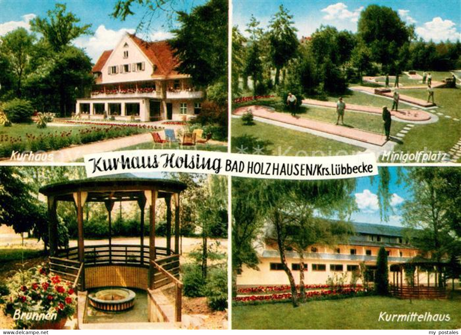 73324339 Bad Holzhausen Luebbecke Kurhaus Holsing Minigolfplatz Kurmittelhaus Br - Getmold