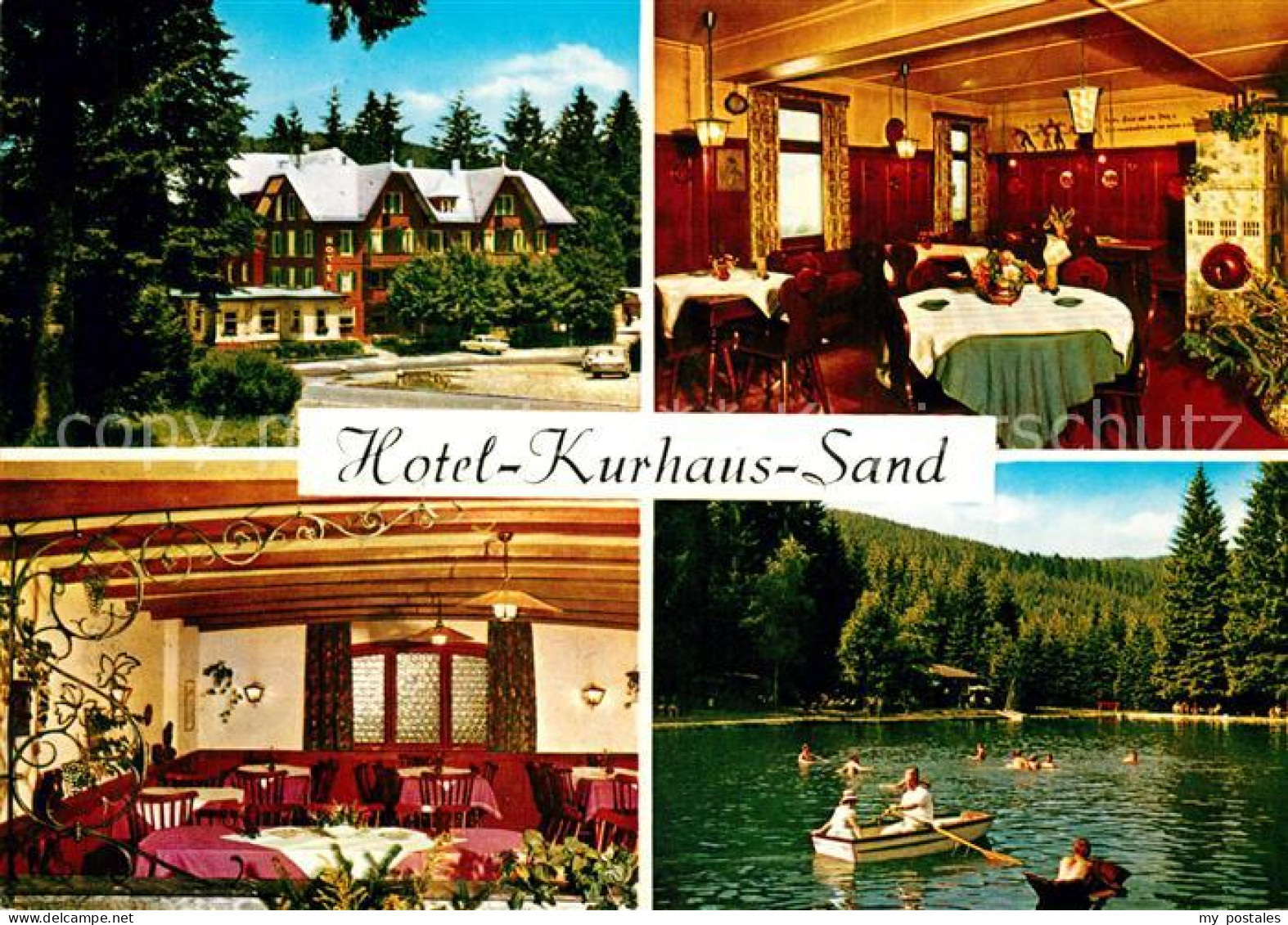 73324229 Sand Buehl Hotel Kurhaus Restaurant Badesee Bootfahren Schwarzwald Sand - Buehl