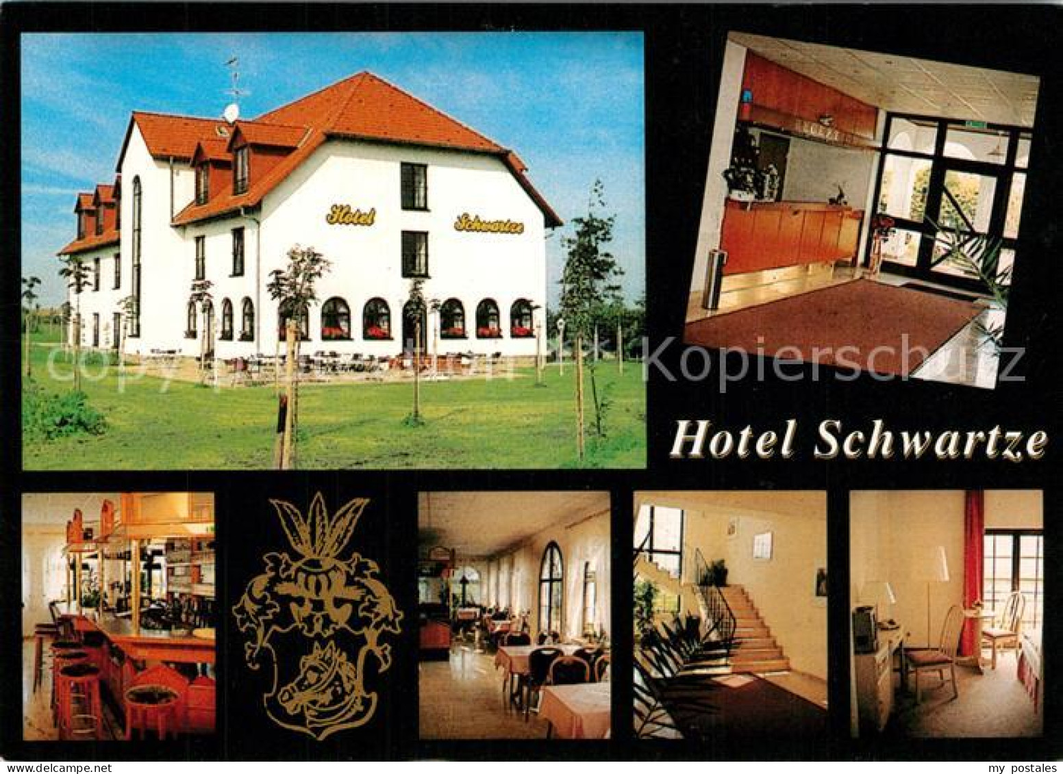 73324160 Gelmeroda Hotel Schwartze Bar Restaurant Treppenaufgang Rezeption Gelme - Weimar