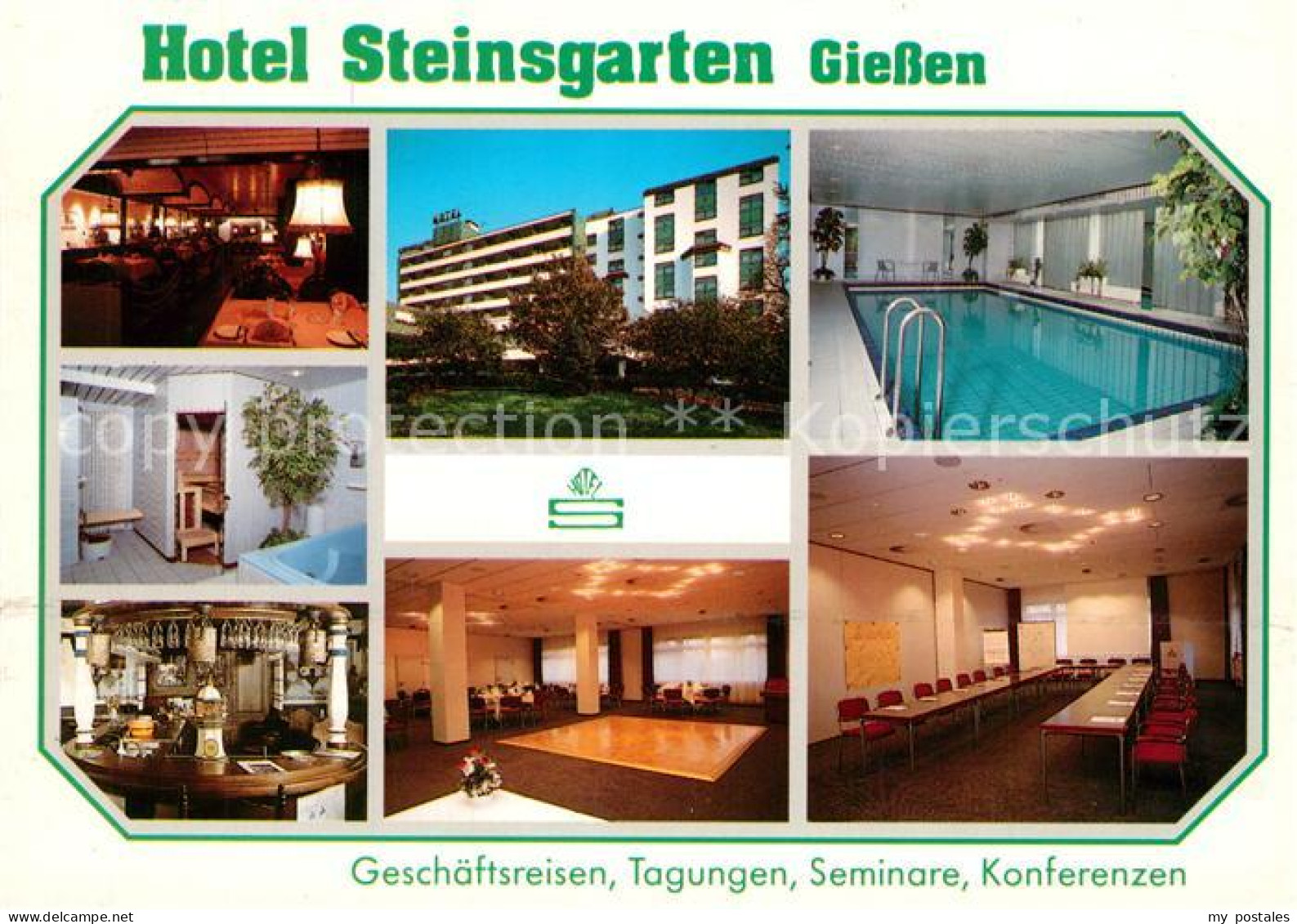 73323663 Giessen Lahn Hotel Steinsgarten Restaurant Bar Tagungsraum Hallenbad Gi - Giessen