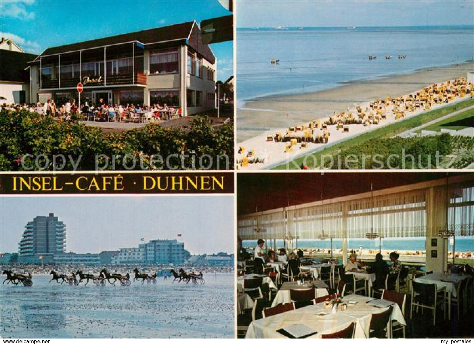 73323616 Duhnen Nordsee Insel Cafe Strand Pferderennen Im Watt Duhnen Nordsee - Cuxhaven