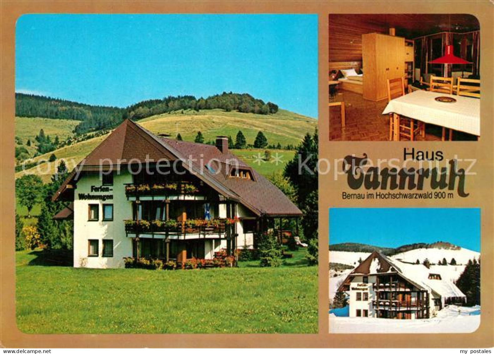 73323590 Bernau Schwarzwald Gaestehaus Pension Ferienwohnungen Haus Tannruh Bern - Bernau