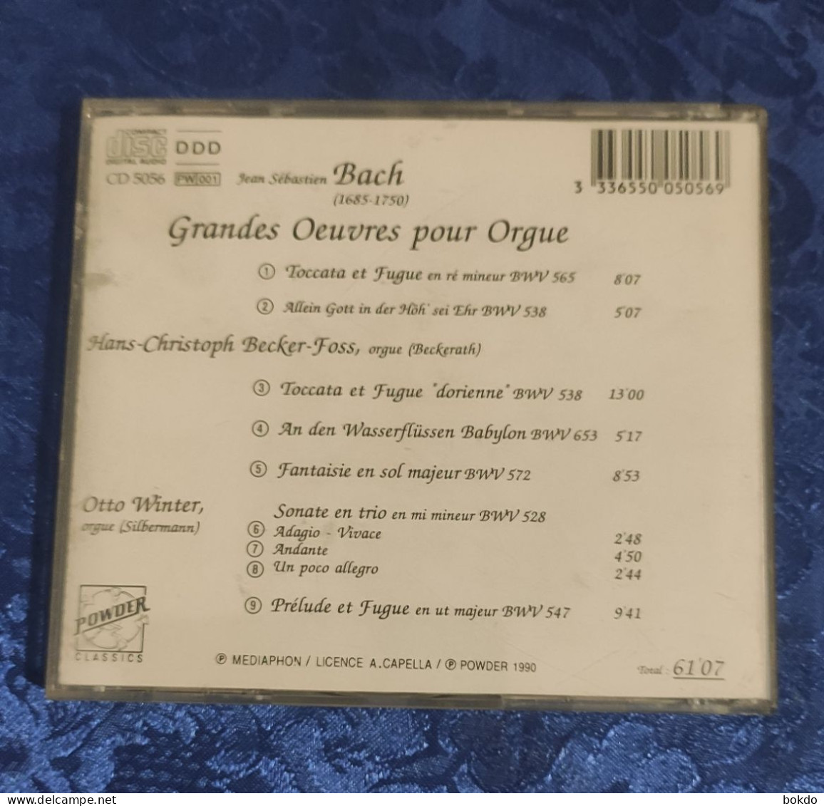 J.S BACH - Grandes Oeuvres Pour Orgue - Classica
