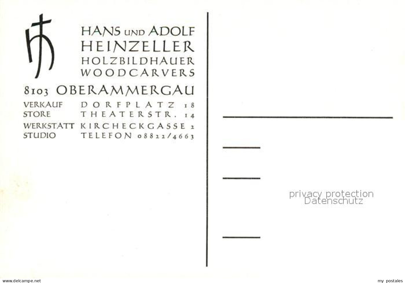 73323182 Oberammergau Holzbildhauser Heinzeller Handwerk Fassadenmalerei Oberamm - Oberammergau